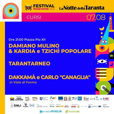 FESTIVAL ITINERANTE LA NOTTE DELLA TARANTA 2023