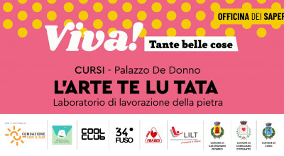 Progetto VIVA Tante belle cose! - L'ARTE TE LU TATA laboratorio d...