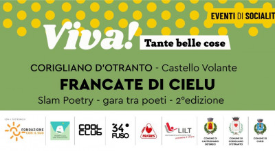 Progetto VIVA Tante belle cose! - FRANCATE DI CIELU SLAM POETRY