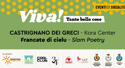 Progetto VIVA Tante belle cose! - FRANCATE DI CIELU SLAM POETRY